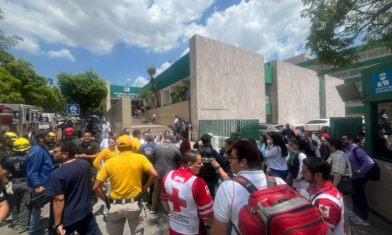 Evacuan Hospital Regional del IMSS en Culiacán por falsa fuga de gas