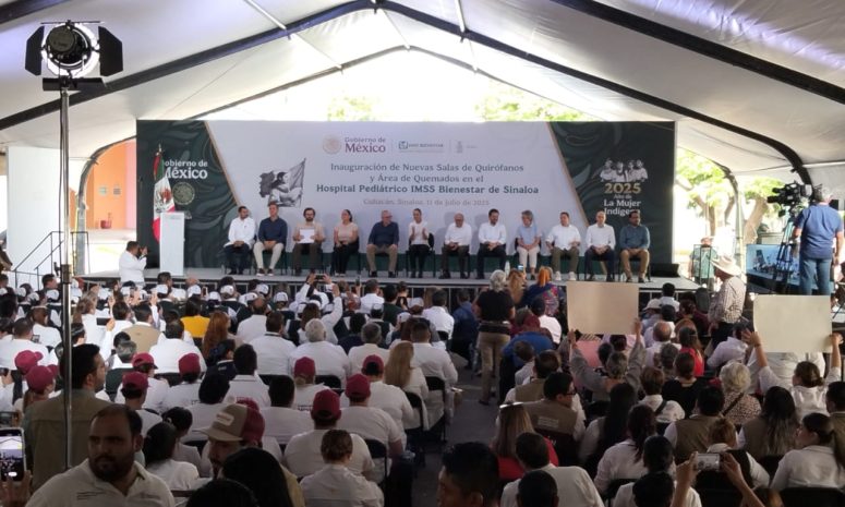 Destaca Rubén Rocha trabajo conjunto con Claudia Sheinbaum en salud