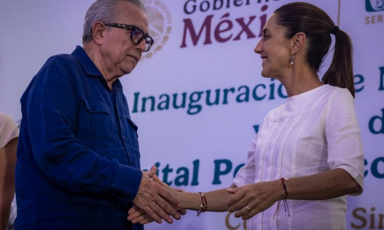 Inauguran Sheinbaum y Rubén Rocha áreas de Hospital Pediátrico de Sinaloa