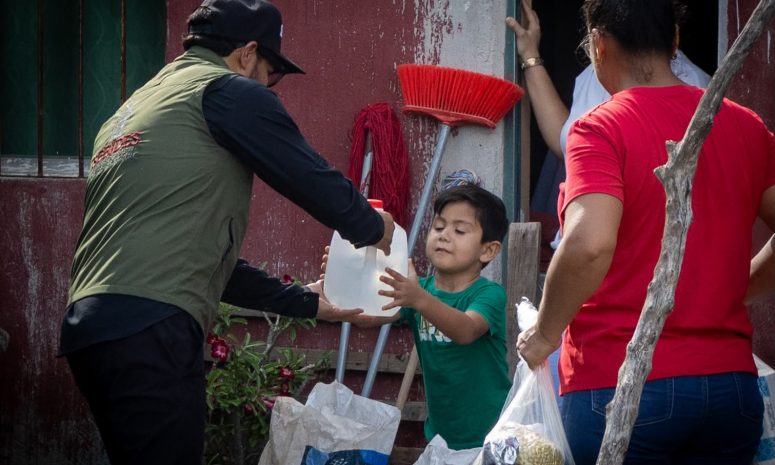 Atienden a familias afectadas por huracán Polo en Guasave