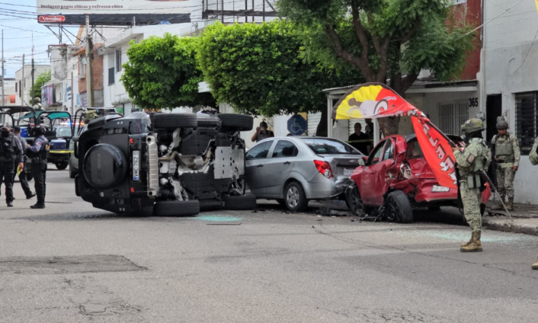Se registra despojo de auto, persecución y tiroteo en Centro de Culiacán