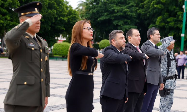 Conmemoran aniversario 143 del natalicio del General Ángel Flores