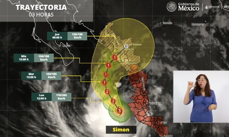 Con Plan Marina y Plan DN-III-E, se apoyará a Sinaloa por huracán Simón